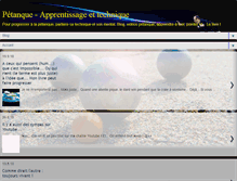 Tablet Screenshot of petanque-apprentissage.com